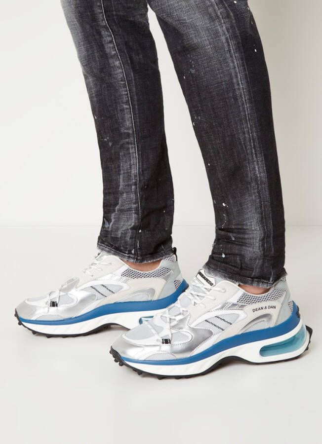 Dsquared2 Bubble sneaker met leren details