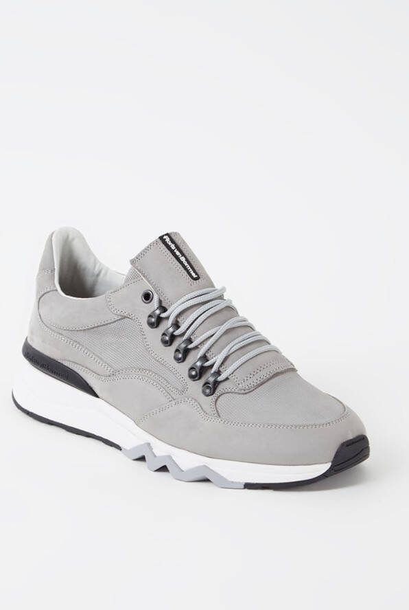 Floris van Bommel De Zager 01.06 sneaker met nubuck en suè, de details