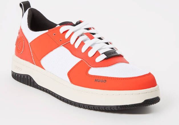 Hugo Boss Kilian Tenn sneaker van imitatieleer met mesh details