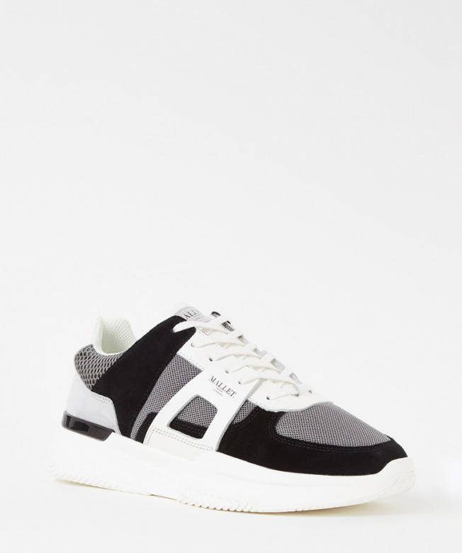 Mallet Marquess sneaker met suè, de details