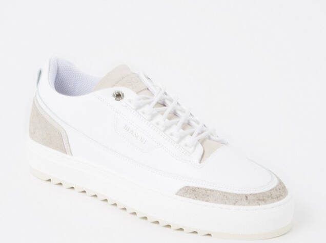Mason Garments Tia sneaker van leer met details van nubuck