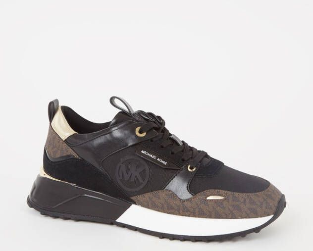 Michael Kors Theo sneaker met su&#xE9, de details en logo