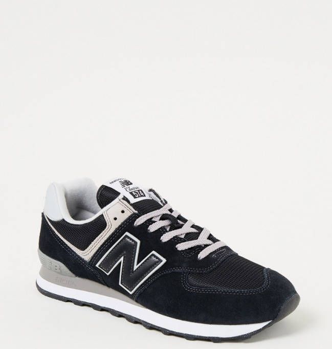 New Balance 574 sneaker met su&#xE8, de details