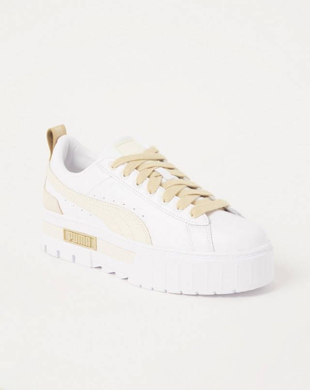 Puma Mayze Stack sneaker met nubuck details