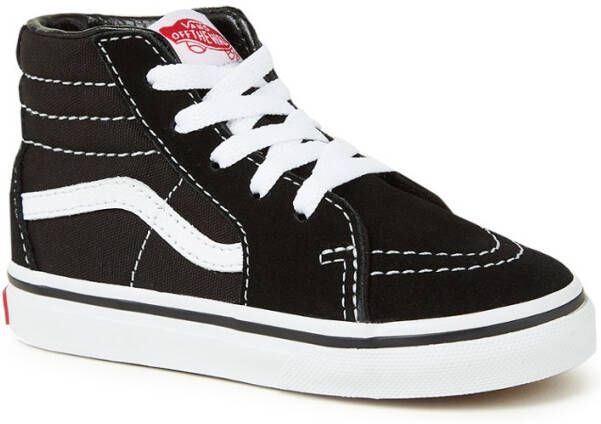 Vans Sk8 Hi sneaker van su&#xE8, de met leren details