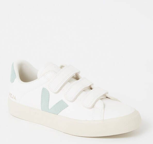 Veja Recife sneaker van leer met suè, de details