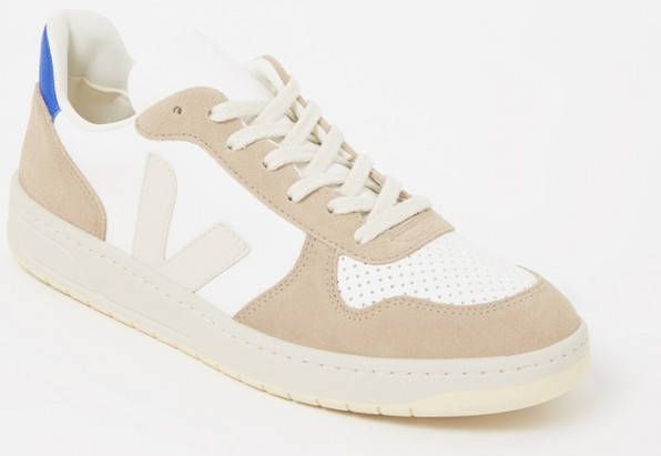 Veja V 10 sneaker met suè, de details