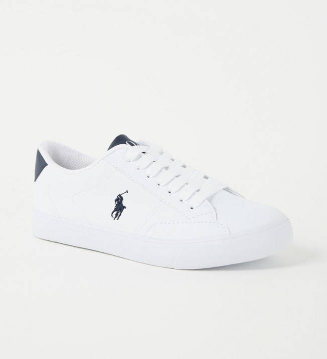 POLO Ralph Lauren Theron IV sneakers wit/donkerblauw