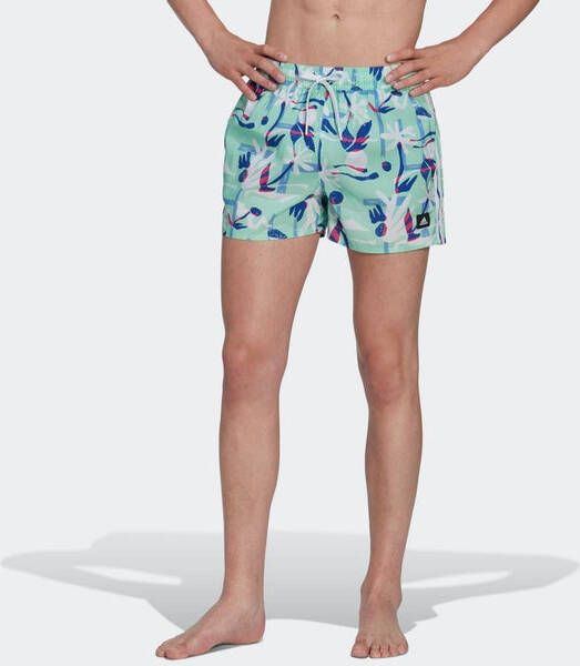 Adidas Seasonal Floral Clx Swim Heren Korte Broeken