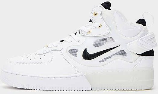 Nike Air Force 1 Mid React Herenschoenen White/Yellow Ochre/Metallic Gold/Black Heren