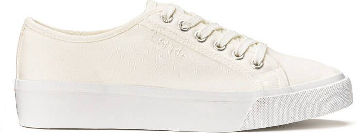 Esprit Stoffen sneakers in bio katoen