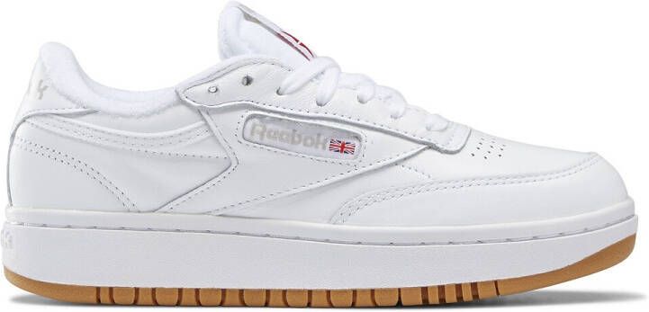 Reebok club c double schoenen White/ Rubber Gum 07/White Dames