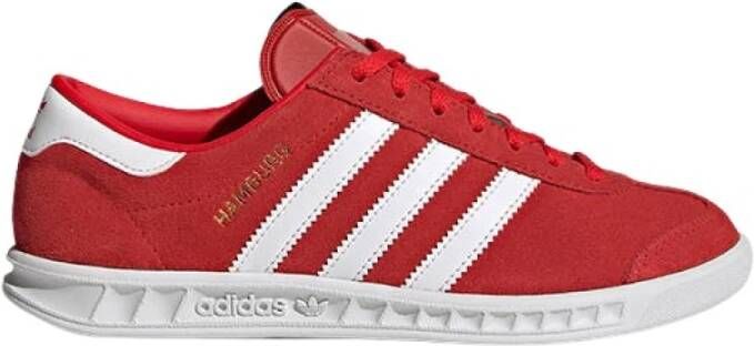 adidas Originals Hamburg J Sneakers , Rood, Dames