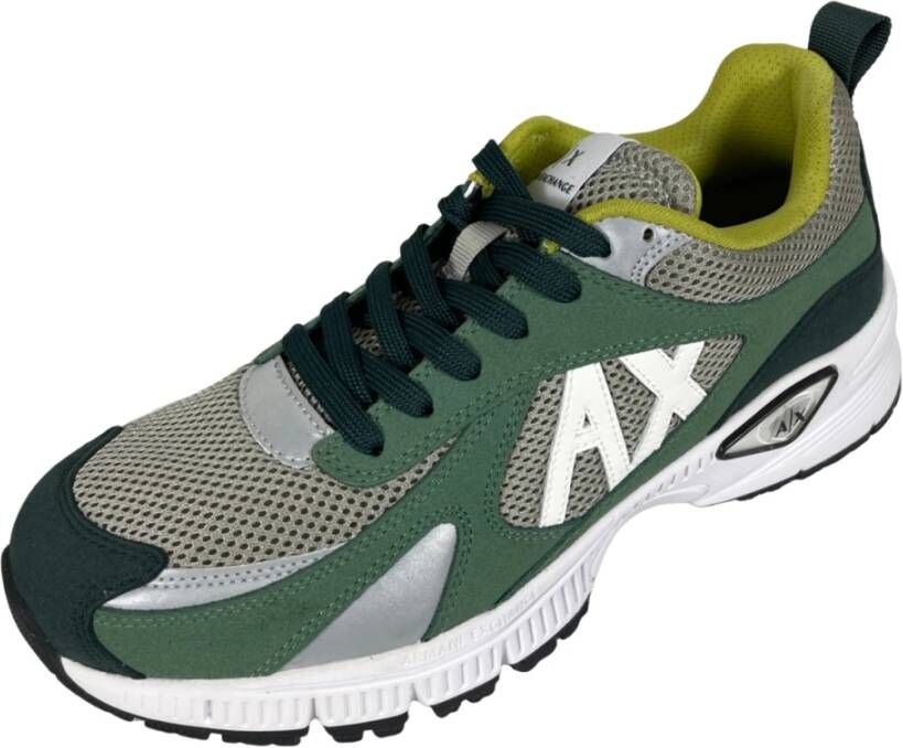 Armani Sneakers Groen Heren
