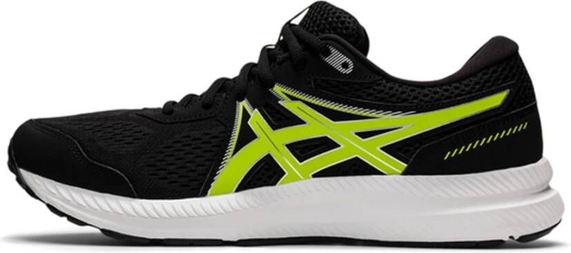 ASICS Men Gel Contend 7 Running Shoe , Zwart, Heren