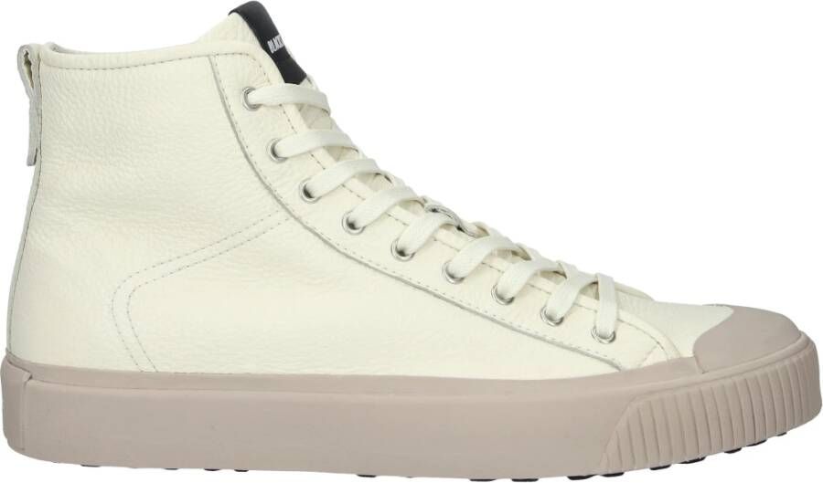 Blackstone Xg78 Off White High Sneaker , Beige, Heren