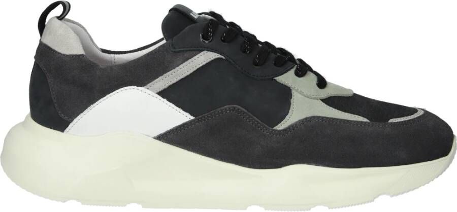 Blackstone Tg43 Black Gayser Lage dikke sneaker , Zwart, Heren