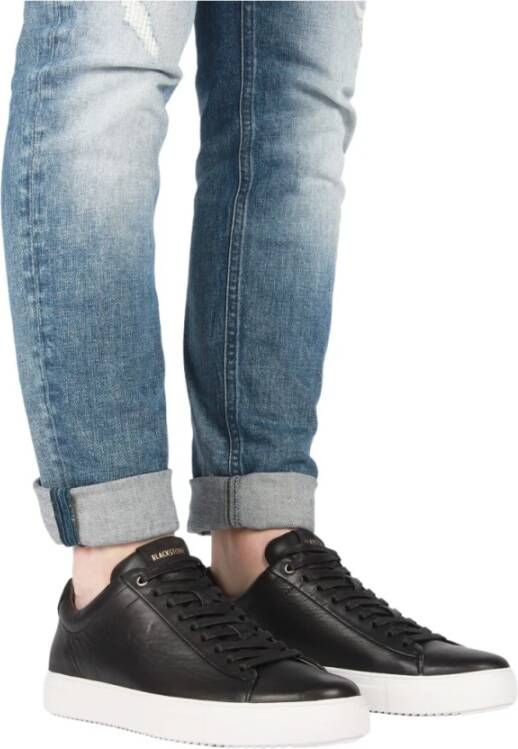 Blackstone Sg30 Black lage sneaker , Zwart, Heren