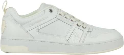 Calvin Klein Witte Lage Sneakers Basket Cupsole R Insert