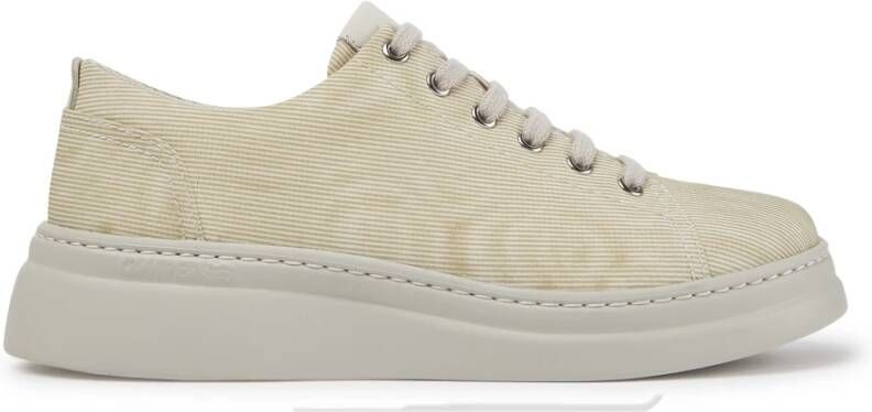 Camper Trainers Twins K201314 , Beige, Dames