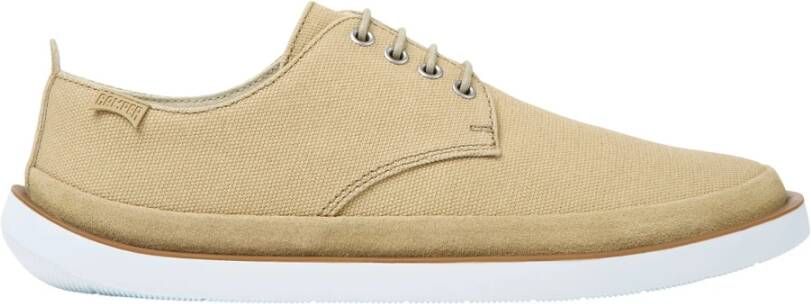 Camper Lace up shoes Wagon , Beige, Heren
