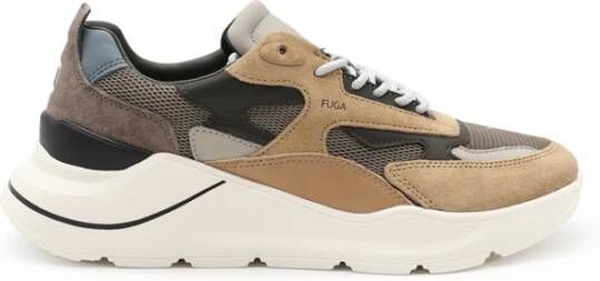 D.a.t.e Cognac Lage Sneakers Fuga Heren