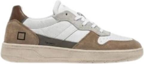 D.a.t.e Cognac Lage Sneakers Court 2.0 Heren