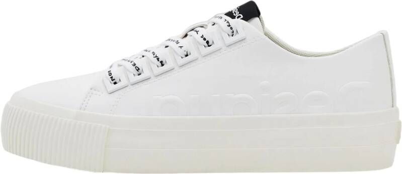 Desigual Schoenen Street Half Logo 22Wskp37 , Wit, Dames