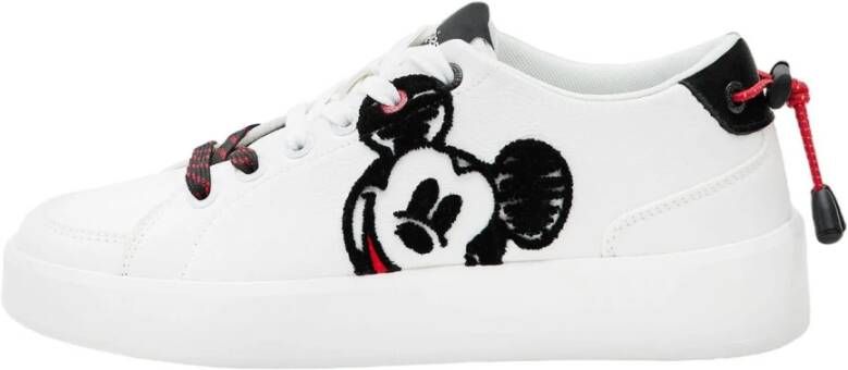 Desigual Schoenen Fancy Mickey 22Wskp05 , Wit, Dames