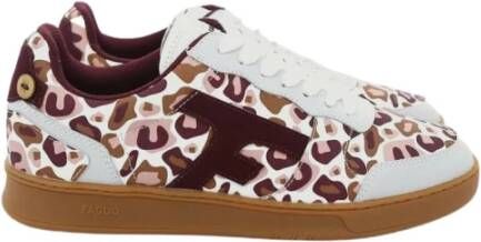 Faguo Gedrukte hazel sneakers , Bruin, Dames