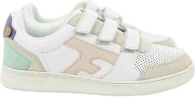 Faguo Hazel Velcro lage top sneakers , Wit, Dames