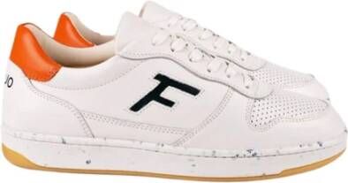 Faguo Alder Leather Low Top Sneakers , Wit, Heren