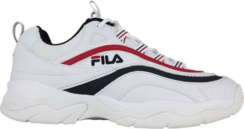 Lage Sneakers Fila ray low wmn white/navy/red