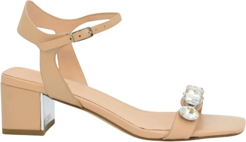Guess Sandalen met hoge hakken , Beige, Dames