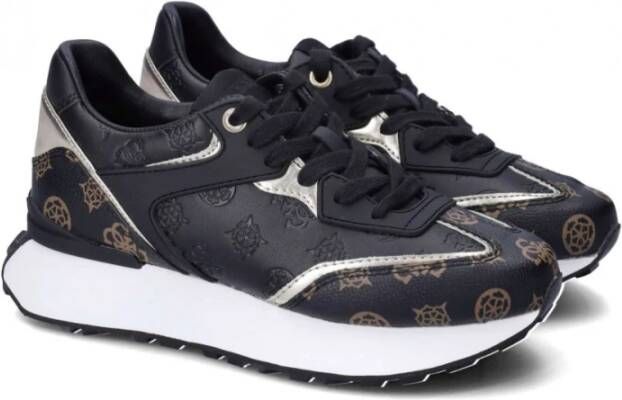 Guess Zwarte Lage Sneakers Luchia