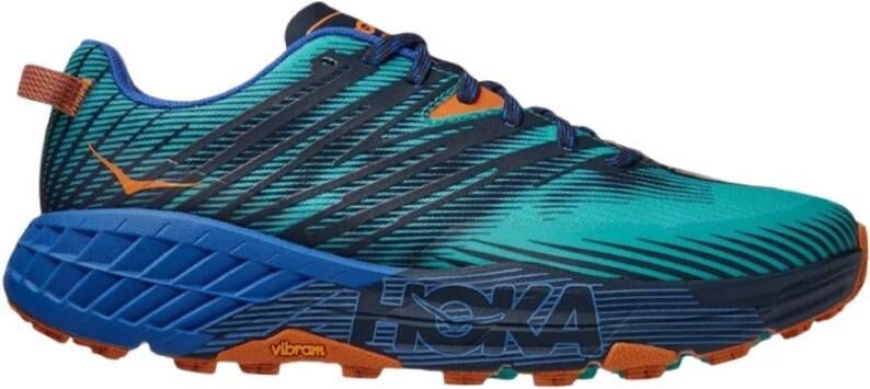 Hoka One Speedgoat 4 Hardloopschoen Trail Turkoois/Donkerblauw