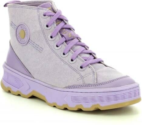 Kickers Kick Way Sneakers , Paars, Dames