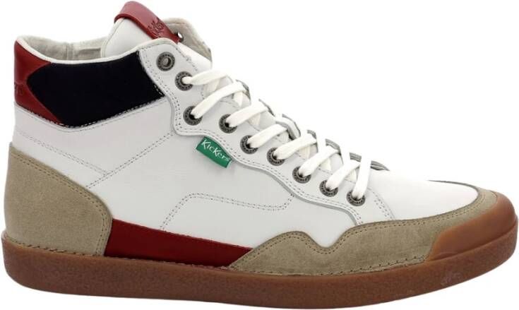 Kickers Kick Triparty Sneakers , Wit, Heren
