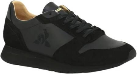 Le Coq Sportif Allure lederen lopende sneakers , Zwart, Heren