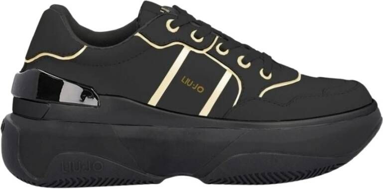 Liu Jo june 02 sneaker , Zwart, Dames