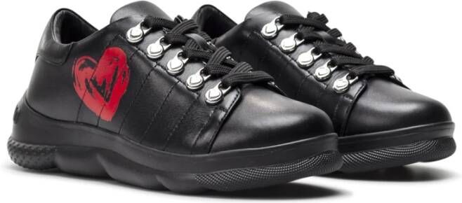 Love Moschino Damesschoenen sneakers , Zwart, Dames