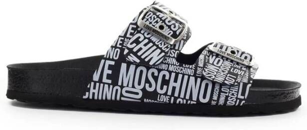 Love Moschino Platte schoenen , Zwart, Dames