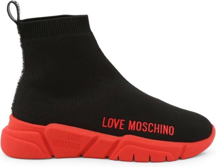 Love Moschino Logo sneakers , Zwart, Dames