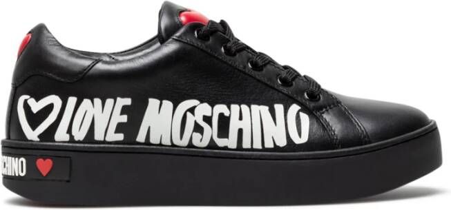 Love Moschino Sneakers Ja15123G1Dia0 , Zwart, Dames
