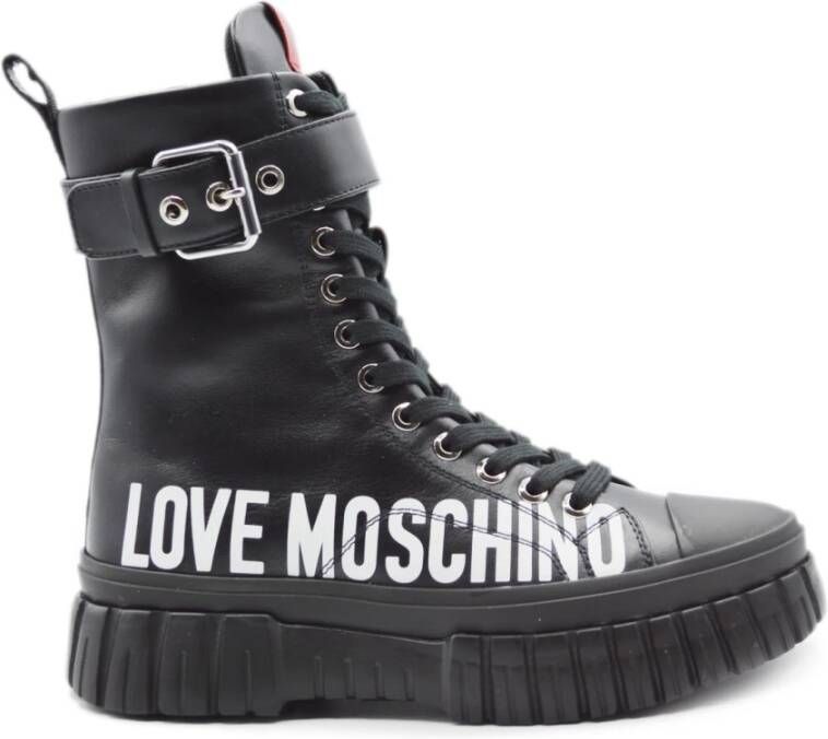 Love Moschino Enkel laarzen , Zwart, Dames