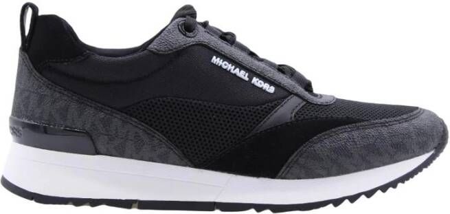 Michael Kors Zwarte Lage Sneakers Allie Stride Trainer