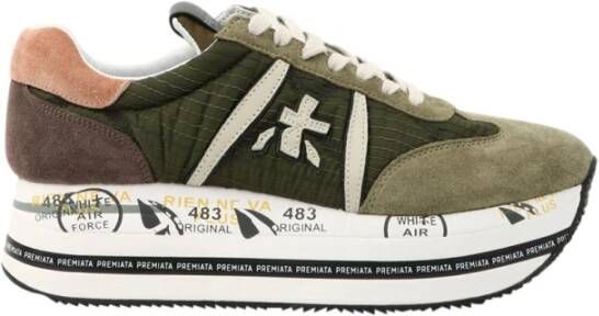 Premiata 5353 Beth Platform sneakers , Groen, Dames