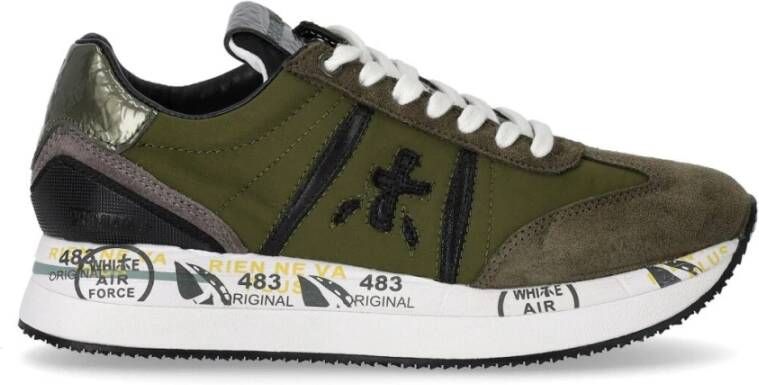 Premiata Conny Sneakers , Groen, Dames
