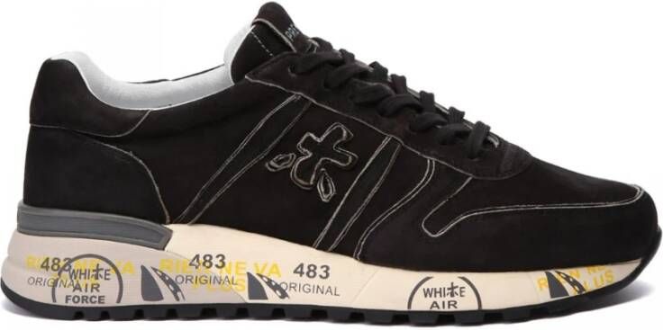 Premiata Mannenschoenen sneakers Landervar5534 , Zwart, Heren