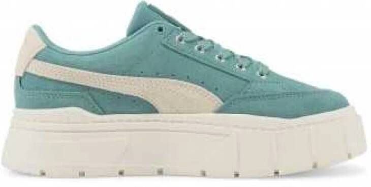 Puma Mayze Stack Sneakers , Blauw, Dames